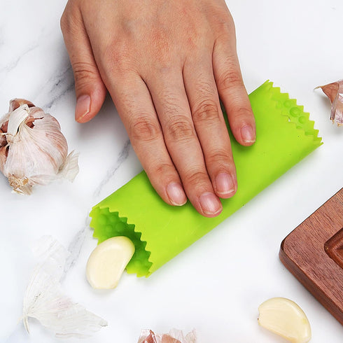 CoguZed 3pcs Silicone Garlic Peeler Tube Roller, Effortless Skin Remover, Garlic Roller, Garlic Rocker, Easy-Clean