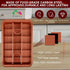 Brownies Pan with Dividers, Nonstick Baking Pan with Slicer Cutter & Spatula, Rectangular Cake Pans for Baking
