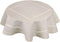 Grelucgo Small Double Hemstitch Solid Color Natural Tablecloth for Coffee Table, Round 36
