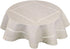 Grelucgo Small Double Hemstitch Solid Color Natural Tablecloth for Coffee Table, Round 36