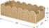 Cozy 2 CubesLand Scalloped Edge Toilet Paper Storage Basket, Living Room Home Decor Basket, Paper Rope Small Baskets