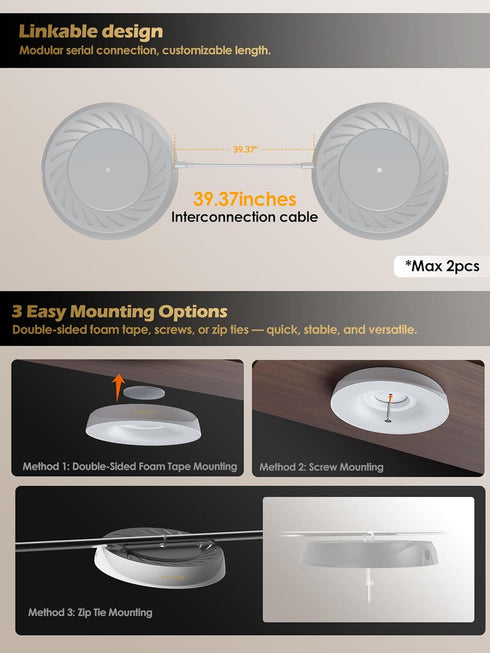 16W Dimming,Plant 2 GLOWRIUM Grow Lights for Indoor Plants, Smart Full Spectrum LED Grow Light, Auto Timer and Stepless