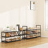 6 24-30 Closet, LANTEFUL Tier Shoe Rack, Shoe Organizer Storage for Pairs Shoe and Boot, Long Shoe Shelf with Hook