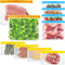 IDEATECH Reusable Storage Bags, 10 Pack BPA Free PEVA Freezer Bags, Reusable Gallon and Sandwich Bags for Women, Men