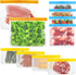 IDEATECH Reusable Storage Bags, 10 Pack BPA Free PEVA Freezer Bags, Reusable Gallon and Sandwich Bags for Women, Men