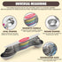 Magnetic Measuring Spoons Set of 8, Stainless Steel, Stackable Dual Sided Teaspoons and Tablespoons