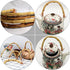 Angoily Rattan Teapot Handle Replacement for Japanese Ceramic Pot, Pottery Tea Pots, 3pcs Handle Accessories