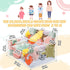 Filled(38 Inch,Sofa Teenyyou Stuffed Animal Storage Bean Bag Chair Sofa Cover Zipper Large Transparent PVC Stuffed