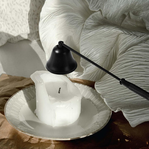 Kirecoo Candle Snuffer Extinguisher, Polished Stainless Steel Wick Flame Snuffer with Long Handle