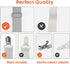 5 STARS UNITED Bed Sheet Straps Set | Adjustable Elastic Fasteners with Metal Clips | Easy to Use Sheet Holders for