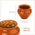 Stoneware Ramekin with Lid 17 fl oz 500 ml Clay Pot for Cooking, Dutch Oven, and Earthenware Rice Pots