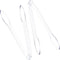 Plasticpro Disposable Plastic Serving Tongs, 12'' Durable Heavy Duty Premium Serving Utensils, Clear Pack of 2