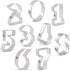 Ann Clark Cookie Cutters Number Cookie Cutters, 9-Pc. Set Made in USA