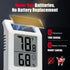 2.2'' 1Pack BaldrTherm Digital Thermometer and Hygrometer Meter, Solar-Powered Indoor Temperature Sensor Humidity