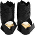 Juvale 100-Piece Bulk Black Tulip Cupcake Liners - 2 x 3.5 Inches Medium Baking Wrappers for Parties & Events