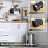 4-8-gallon Countertop, DRASTAR Trash Bag Dispenser, Trash Bag Holder Wall Mount, Wooden Trash Bag Holder for Trash Bags
