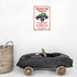 Jinfuteng 8x12 Inch Monster Truck Parking Only Metal Sign, Boys Bedroom Monster Truck Parking Wall Decor, Birthday