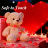 4 Pack 7 20 AIKEI Valentines LED Fairy Lights Battery Operated, Red Heart String Lights Waterproof Feet Led Firefly