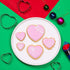 KAISHANE Love Heart Cookie Cutter Set - 5 Pieces Stainless Steel Heart Shaped Biscuit Pastry Cutters