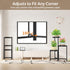 3 LASZOLA Tiered Plant Stand Indoor Outdoor with Plastic Tray, Corner Folding Tall Flower Display Rack, Modern Plant