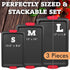 Set of 3 Premium Non-Stick Baking Sheets - Deluxe BPA Free Bakeware Pans with Easy to Clean Silicone Handles