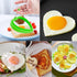 Food Grade Silicone Egg Rings, 4 Pack Non-stick Fried Egg Rings for Cooking, Heart-shaped Molds