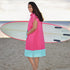 Sea Aloha 100% Surf Poncho for Women - Hooded Towel for Adults - Cotton Beach Changing Cover-Up for Surf, Beach, Pool