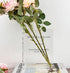 Acrylic Book Vase for Flowers, Modern Aesthetic Flowers Vase for Bookshelf, Desk, Room, Office, Home Decor (Clear)