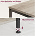 3 -Tier End Table, Tall Nightstand for Small Spaces, Tall Side Table with Storage Shelves, Telephone Table, Small Entry