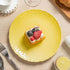 Set 6, 10.5", HOMBENE Heartbeat Dinner Plates of Porcelain Plate, Snack, Ice Cream, Waffles Dinner,Salad Plate