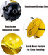 Yungeln Metal Wall Art, 4PCS Metal Bumble Bee Wall Decor, 3D Iron Bee Art Sculpture for Outdoor Home Garden