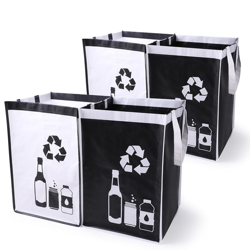 Recycle Waste Bag for Kitchen Home- Large Indoor Recycling Bins Trash Sorting