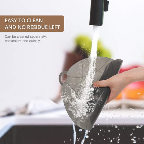 Silicone Spill Stopper Lid, Anti Spill Lid Cover, Multi-Function Kitchen Cooking Tool for Pots