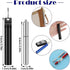Portable Toothpick Holder 4PCs, Metal Dispenser, Pocket Waterproof Case with Keychain, Travel Purse Ear Wax Removal