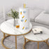 Gold Paper Towel Holder Countertop - Marble Paper Towel Holder for Kitchen & Bathroom, Stainless Steel for Easy