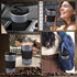 KETIEE Travel Coffee Mug, Spill Proof 12oz Insulated Reusable Coffee Cup with Seal Lid for Hot/Ice Drinks (Grey)