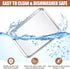 Baking Sheet Pan Set, 12 Pcs Non-Stick Cookie Sheet Small Toaster Oven Pans, Easy Clean Stainless Steel Trays