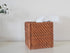 Rattan Tissue Box Cover, Natural Woven Facial Napkin Holder Square (Honey Brown, 5.5x5.5x5.9 Inch)