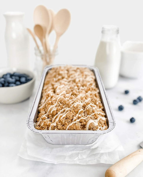 Disposable Mini Loaf Pans with Lids, 30 Pack Bakeware Set, 1lb Aluminum Foil Bread Pans for Baking and Storing