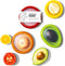 SOOPLEU Avocado Saver and Tomato Holder - Set of 4 Reusable Storage