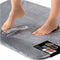 GORILLA GRIP Memory Foam Bath Rugs, Soft Absorbent Velvet Bathroom Mats, Machine Washable, 24x17 Mat, Graphite Gray