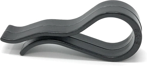 Strut Clip - Grid Towels Scarf Hanger Pant Plastic Jet Clips Garment Shirt Coat Sweater Trousers Pack (100 Black)