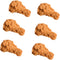 6 PCS Realistic Fake Fried Chicken Drumsticks Lifelike Artificial Food Model Props