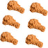 6 PCS Realistic Fake Fried Chicken Drumsticks Lifelike Artificial Food Model Props