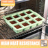 Silicone Brownie Pan with Dividers, 2 Set Non-Stick Baking Molds for Brownie Bites, Fudges, Keto Fat Bombs (12-Cavity)