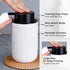 BosilunLife Foam Hand Soap Dispenser - White Ceramic Foaming Soap Dispenser for Bathroom 12oz Refillable Liquid Lotion Soap Dispenser with rust-proof foaming pump for Countertop by BosilunLife