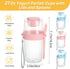 4 Pack 27oz Vtopmart Yogurt Parfait Cups with Lids and Spoons, Overnight Oats Containers, Reusable Topping Compartment