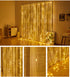 poripori 300 8 LED Curtain String Lights, Twinkle Fairy Lights for Bedroom with Lighting Modes, USB Christmas Lights