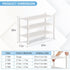 3 Closet, Bathroom27 x11 x20 3 Tier Bamboo Shoe Rack Storage Organizer for Multifunctional Stackable Free Standing Shoe