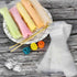 yuntop 60 Pack Ice Pop Mold Bags & Funnel Disposable Ice Mold Bags for Freeze Yogurt Sticks Juice Fruit Candy DIY